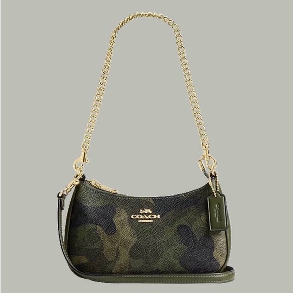 Coach Teri Mini Crossbody Bag In Signature Camo Print - Picture 5 of 9